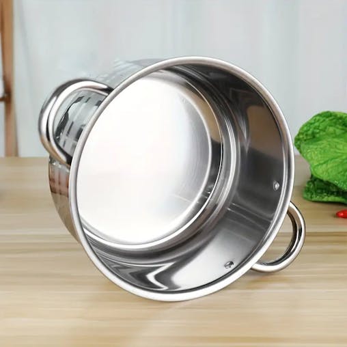 NNETM Premium 8-Piece Stainless Steel Pot Set - Heavy-Duty