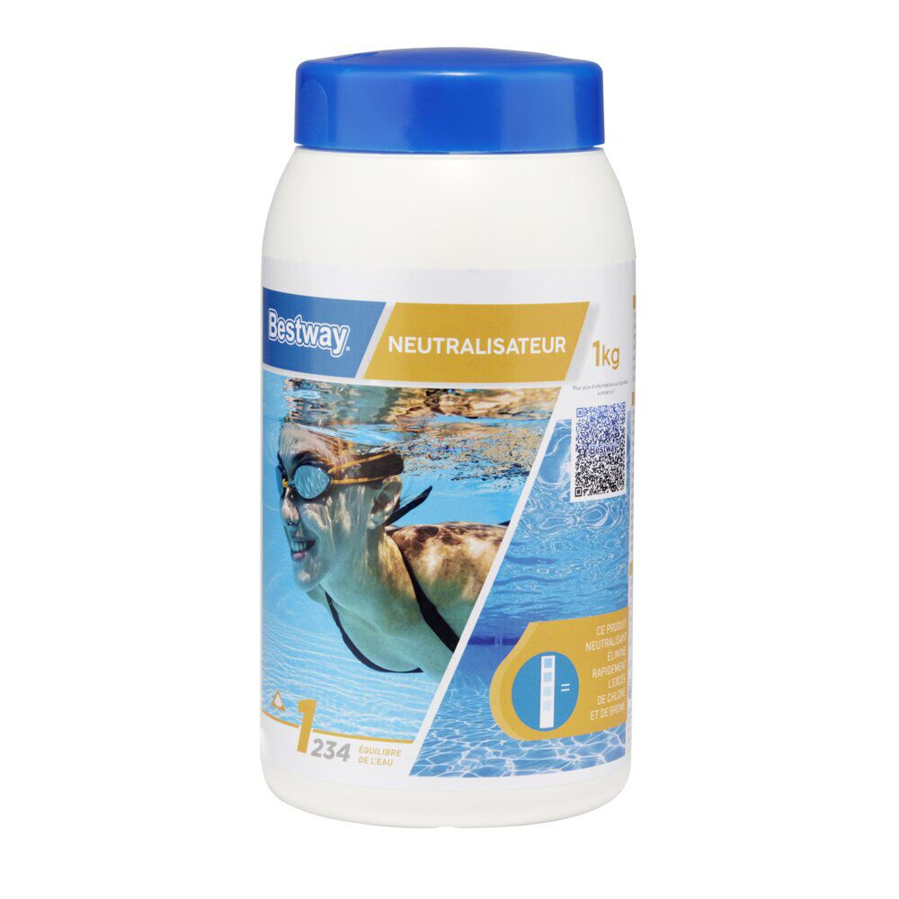 Poudre neutraliseur piscine chlore brome 1kg