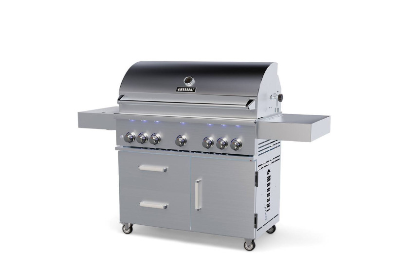 Grill ogrodowy gazowy PRO 5-palnikowy VESUVIUS178,6x60 Marroni Grills