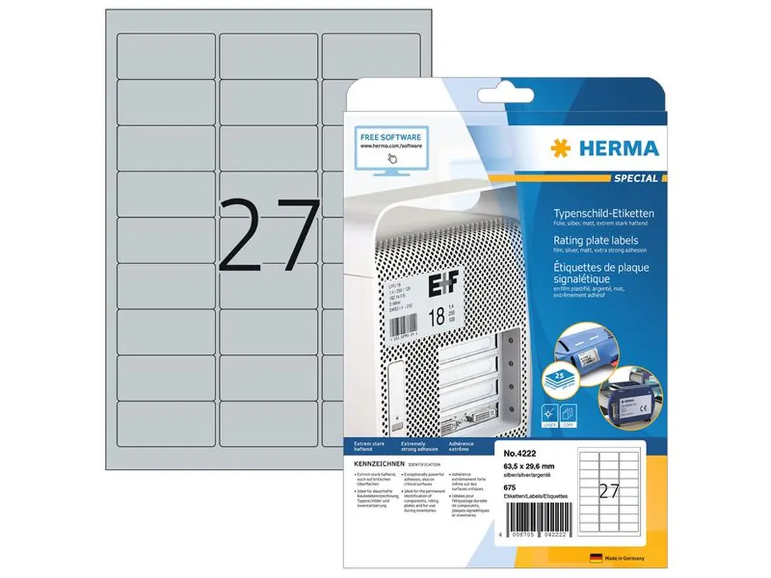 Etiketten Herma