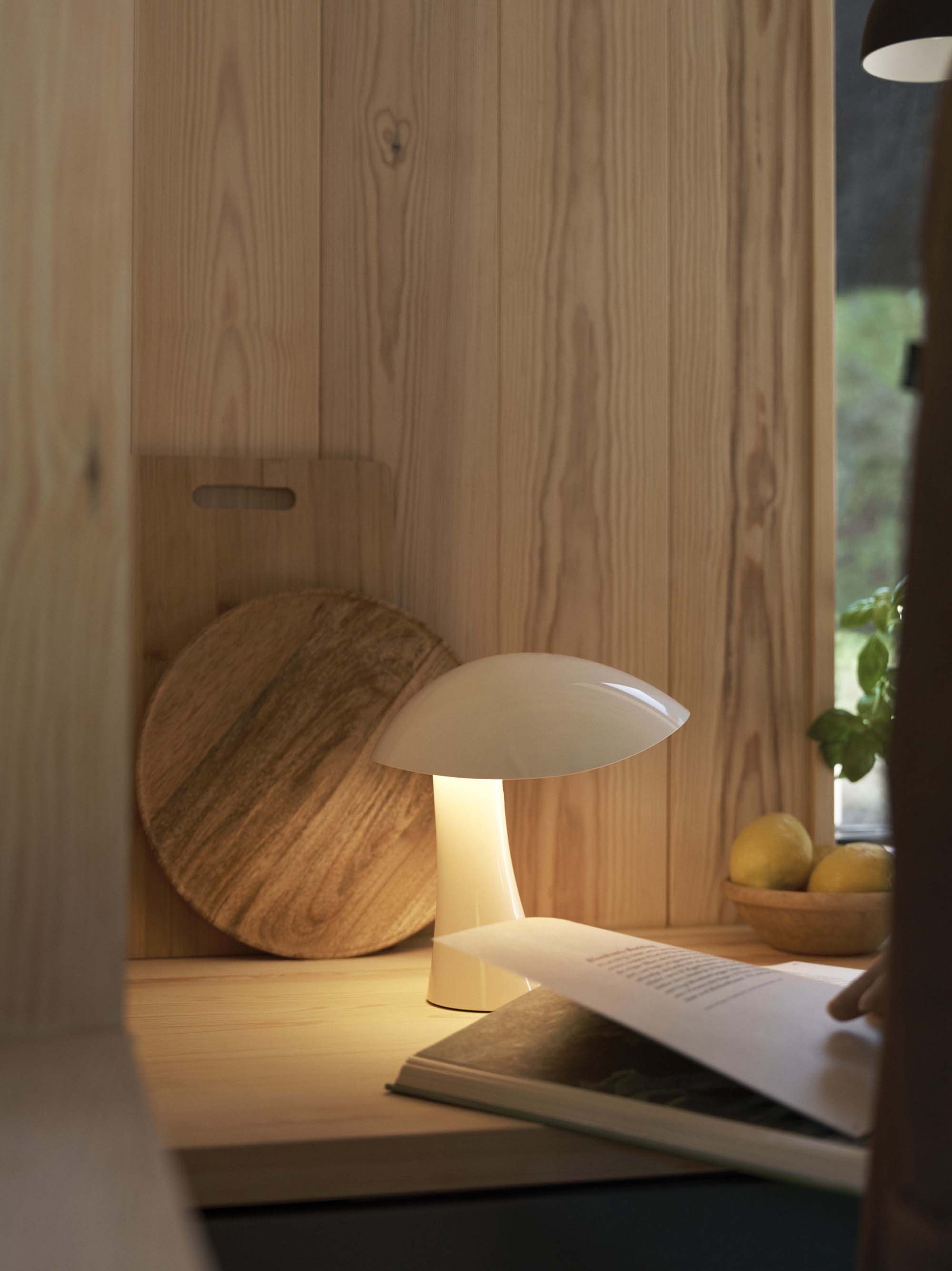 Kleine dimmbare mobile LED-Tischlampe Rumee 220