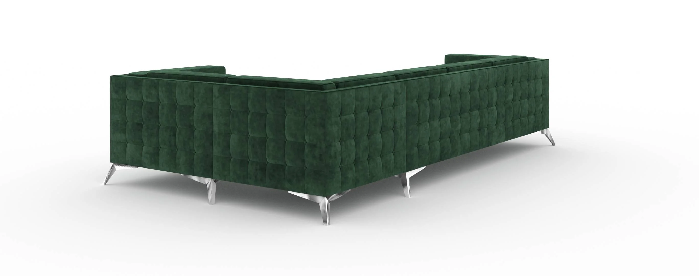 4-zitshoekbank Gusto rechts velvet