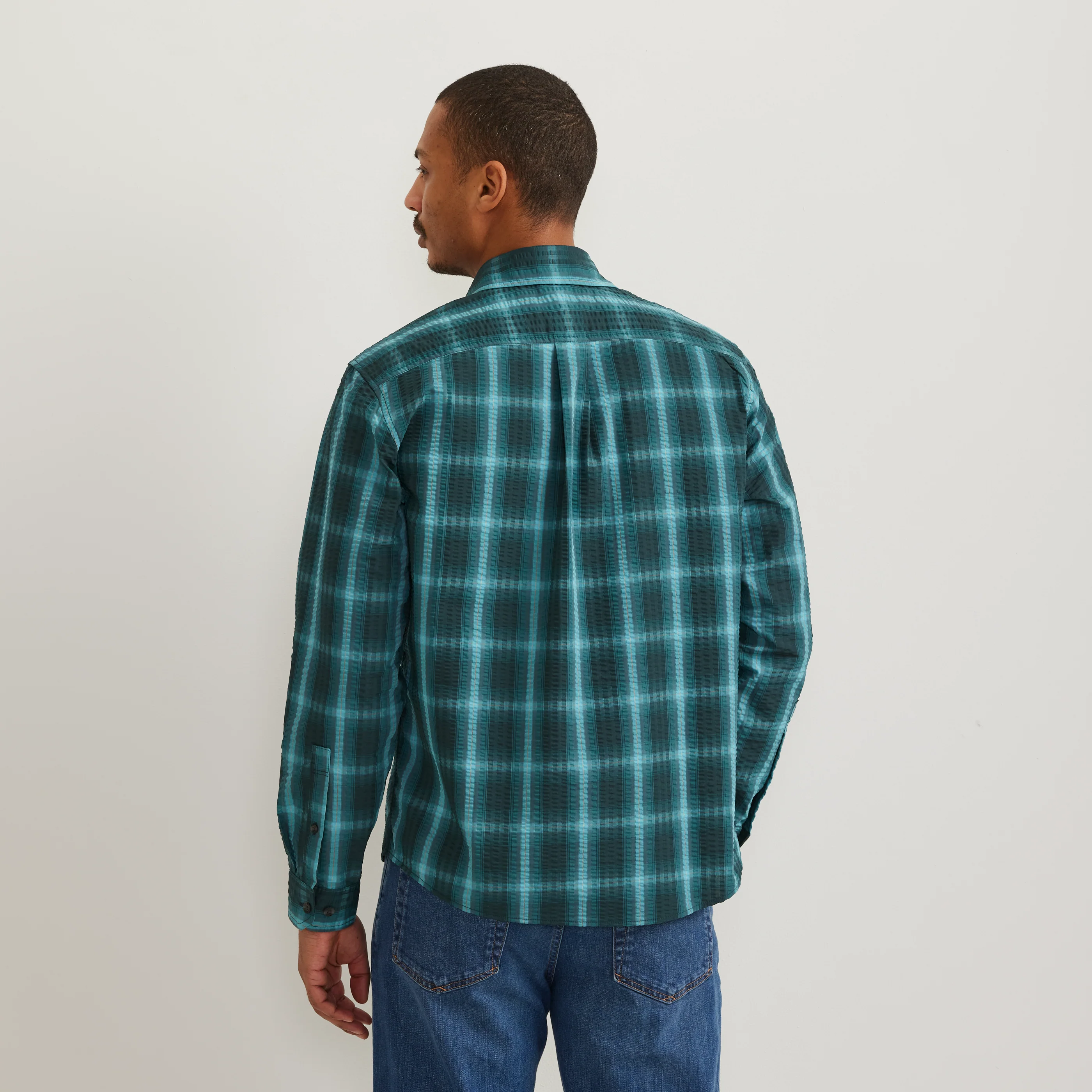 Men's Long-Sleeve Pack It 3.0 Seersucker Shirt