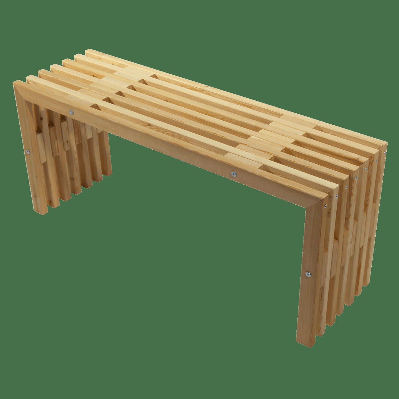 D-BENCH - Banc déco 100 cm pin - brun, huilé