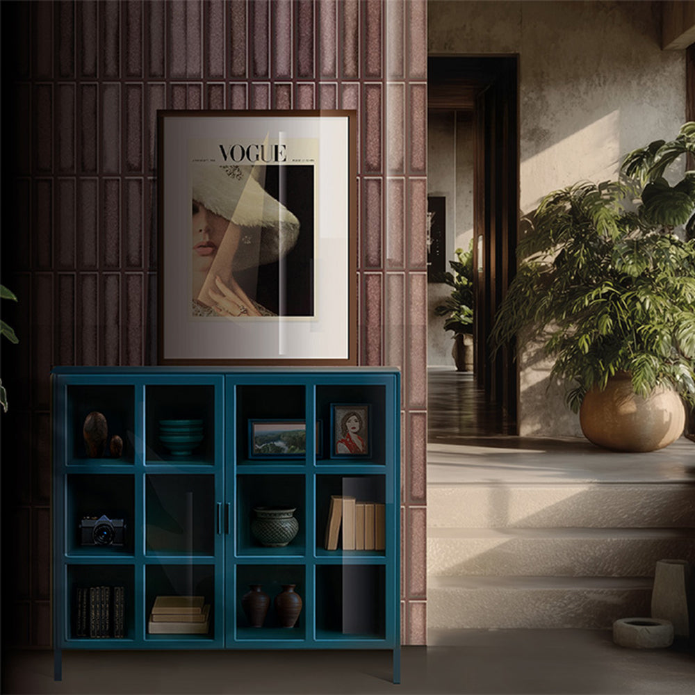 New Routz Kentucky Vitrinekast - Blauw