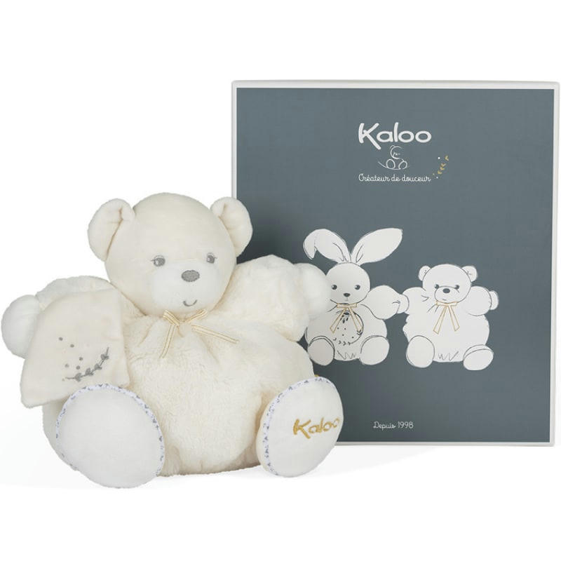 - Peluche patapouf ourson crème Perle (25 cm)