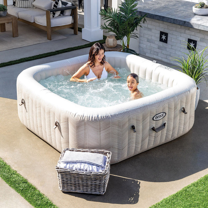 PureSpa Chevron 6 personnes 1,96 x 1,96 x 0,71 m INTEX