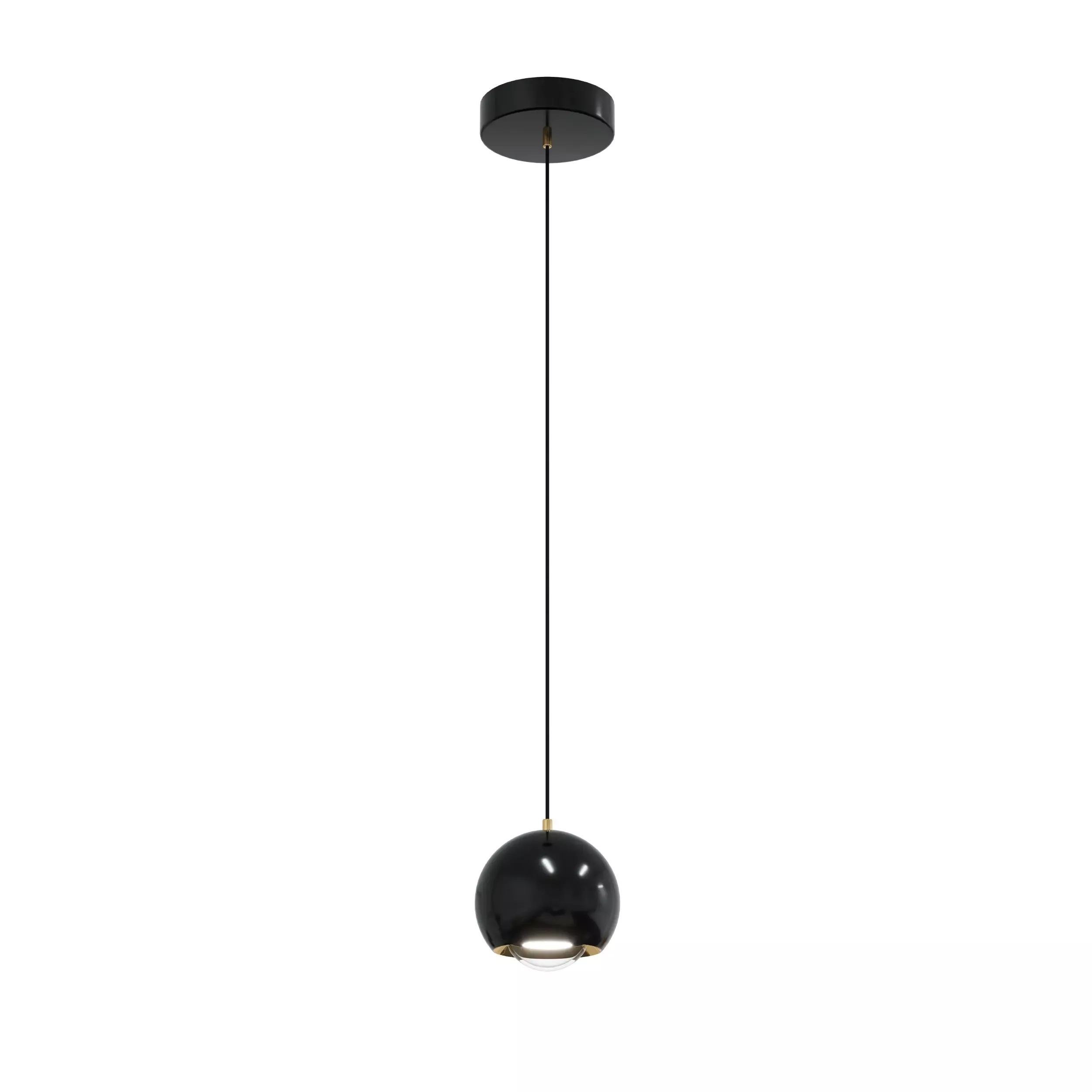 Lampa Wisząca Aurenia 1xLED czarna PL0122-CB