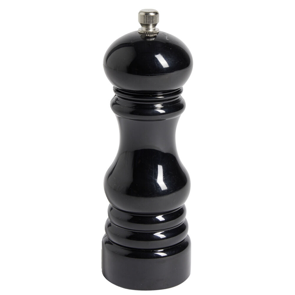 Moulin à poivre en plastique noir H17,5cm