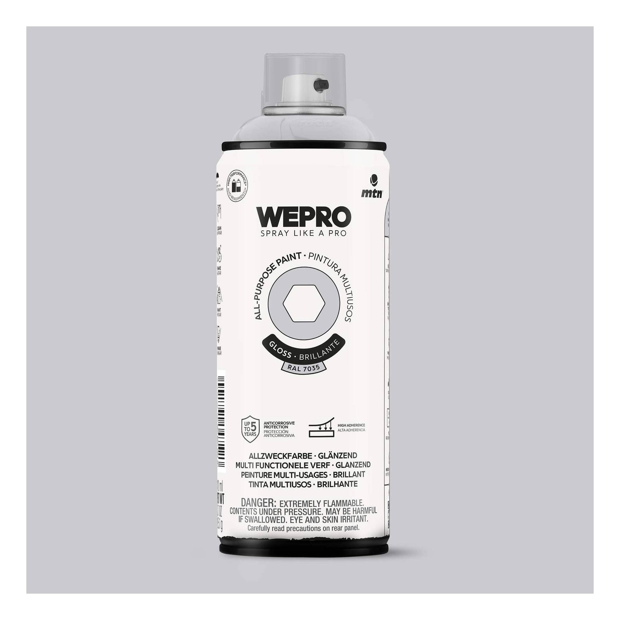 MTN WEPRO Alaska Grey Gloss All-Purpose Paint 400ml