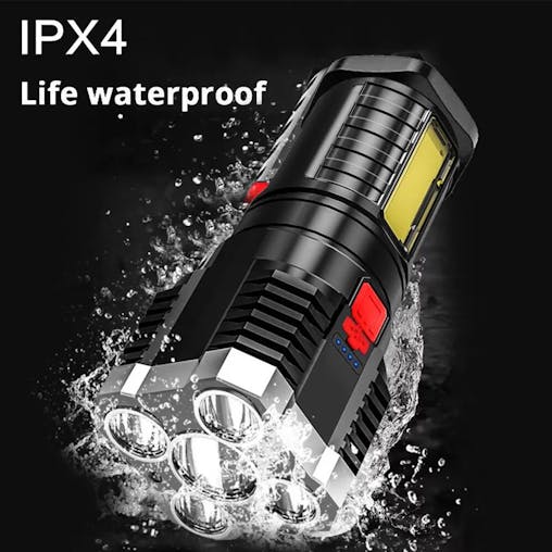 NNEOBA High Power Rechargeable LED Camping Flashlight