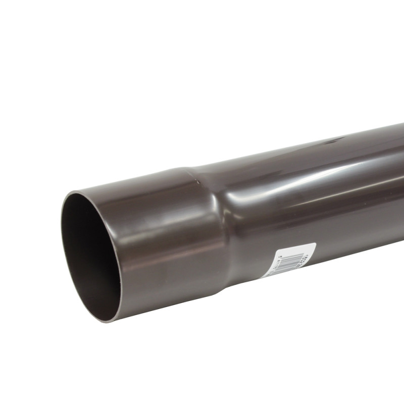 Descente d'eau de pluie en PVC brune Ø 80 mm x 2,8 m