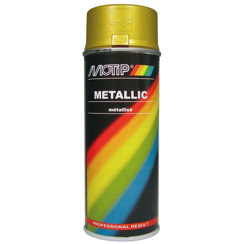 Peinture Metallic dorée 0,4 L MOTIP