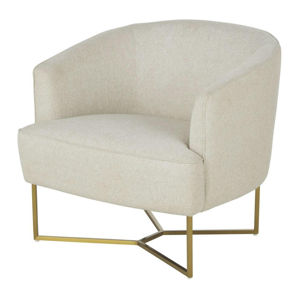 Sonate - Fauteuil beige crème chiné