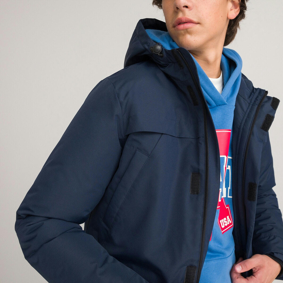 Parka chaude à capuche