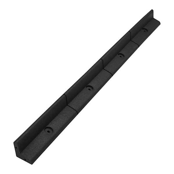 Bordures de Pelouse Flexible 1.2m Noir x 8