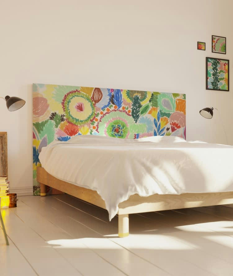 PRIMAVERA - Tête de lit avec housse Multicolore 160 cm