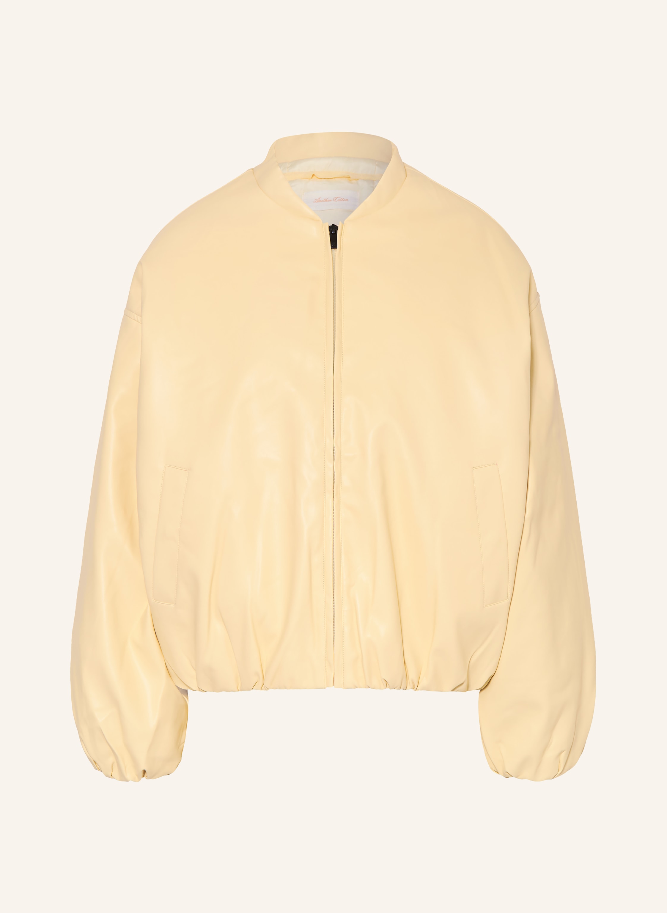another COTTON LAB Blouson in Lederoptik