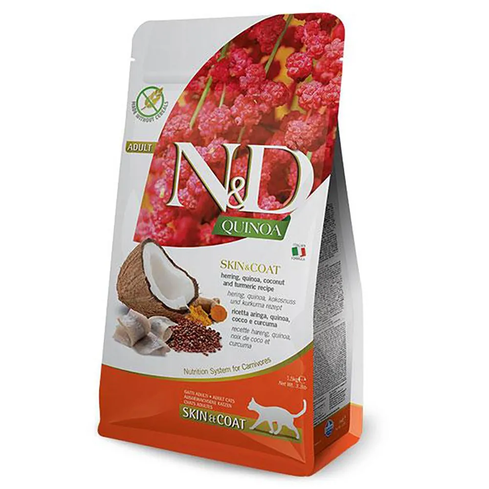 Farmina Quinoa Skin Coat Herring Cat Food 5kg