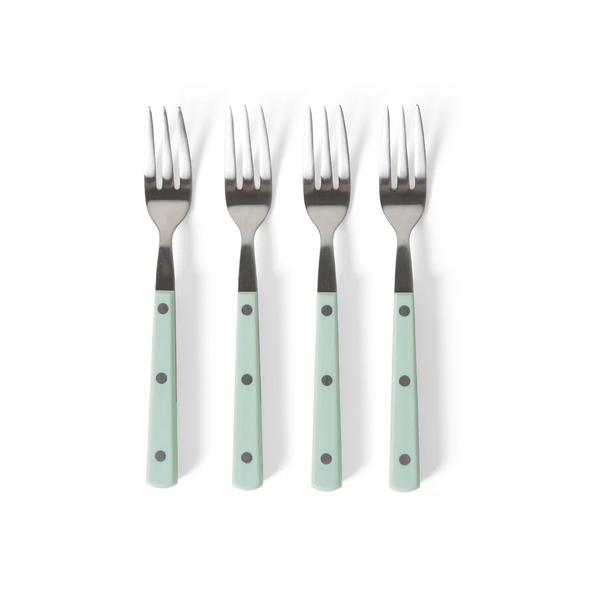 HKliving - 70's Dessertgabel, mint (4er-Set)