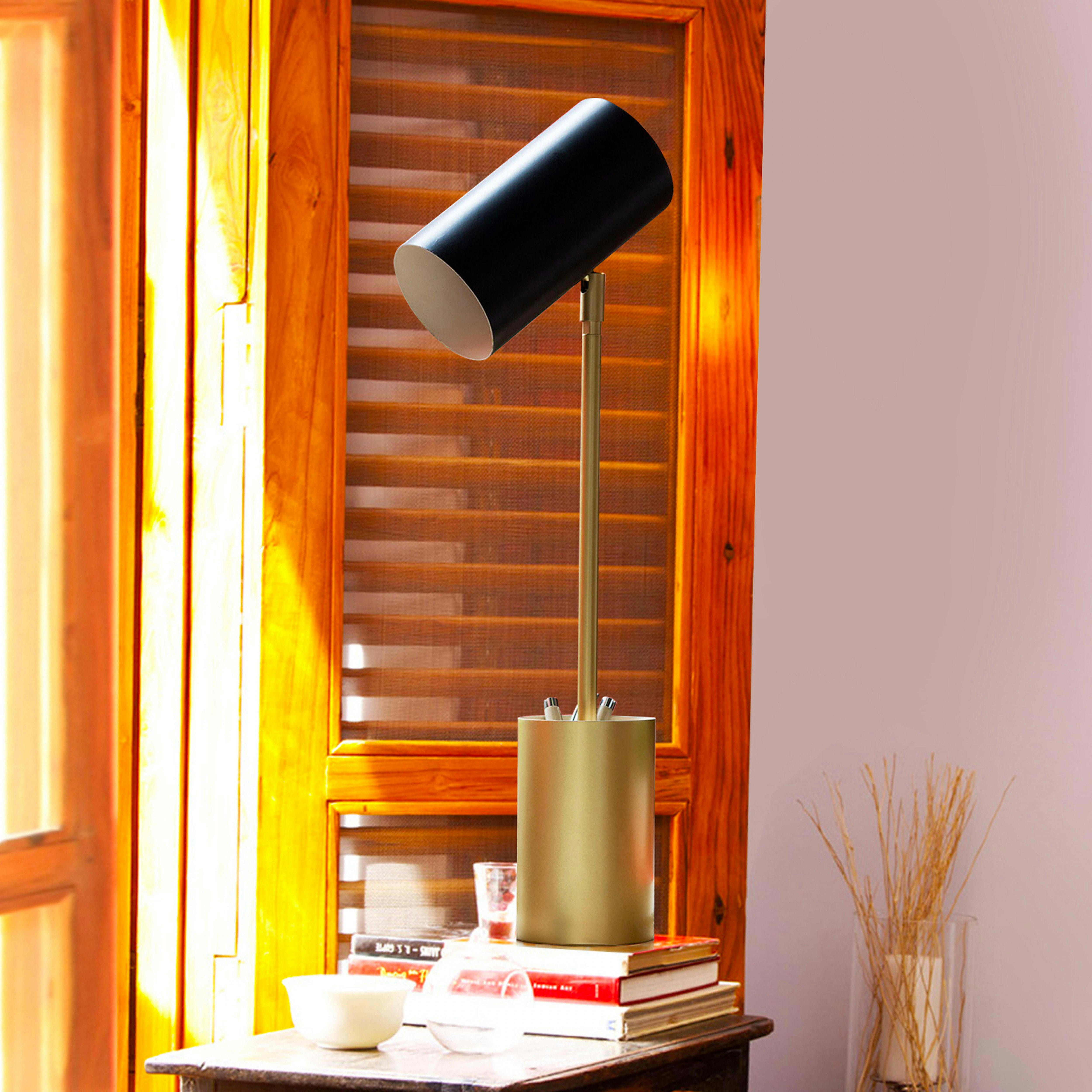 MUNCH - Lampe de bureau avec pied porte crayons