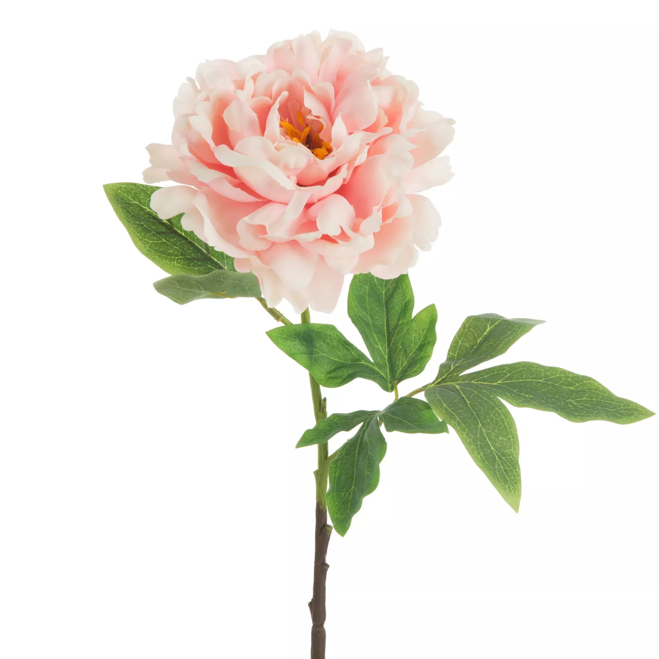 Kwiat sztuczny piwonia różowy 60 cm