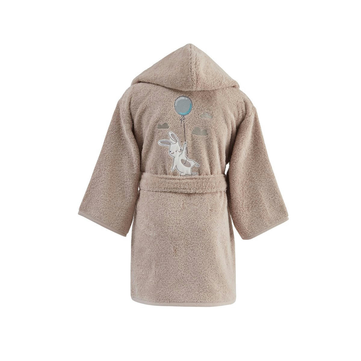 JOHNNY RABBIT - Peignoir de bain enfant 450 gr/m²  sable 06 ans