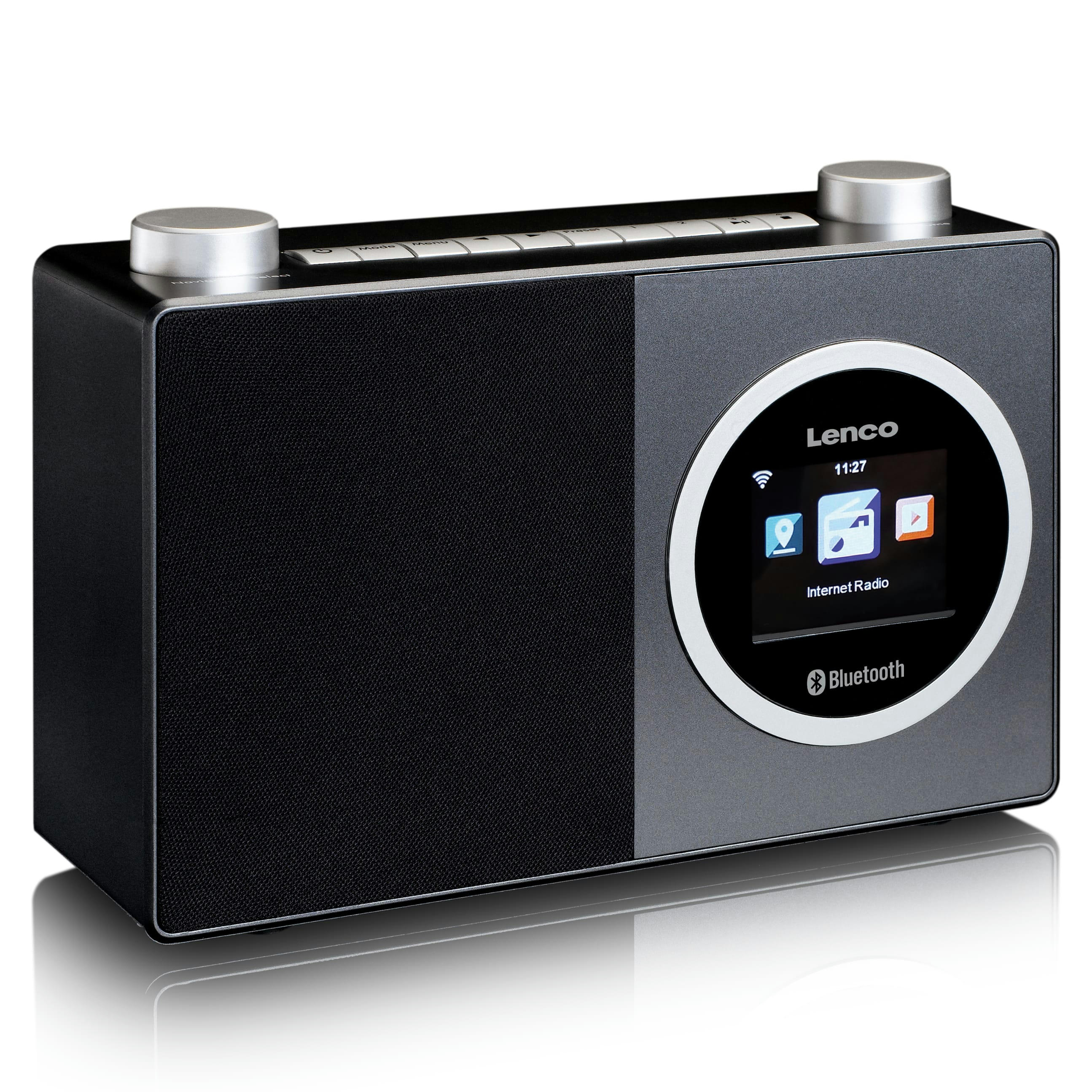 - Radio internet avec écran couleur et bluetooth noir