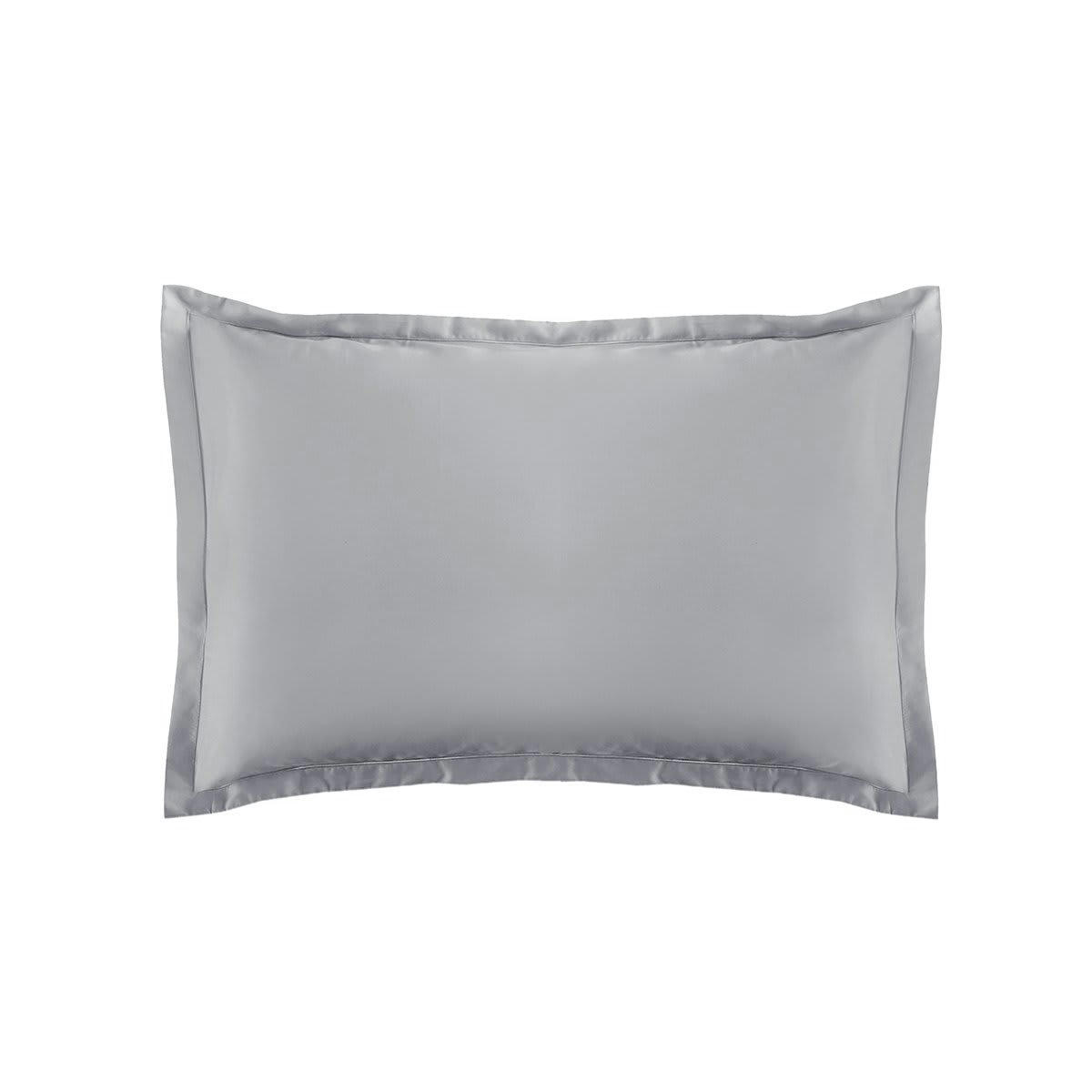 ECLAT - Taie d'oreiller coton argent 65x65 cm