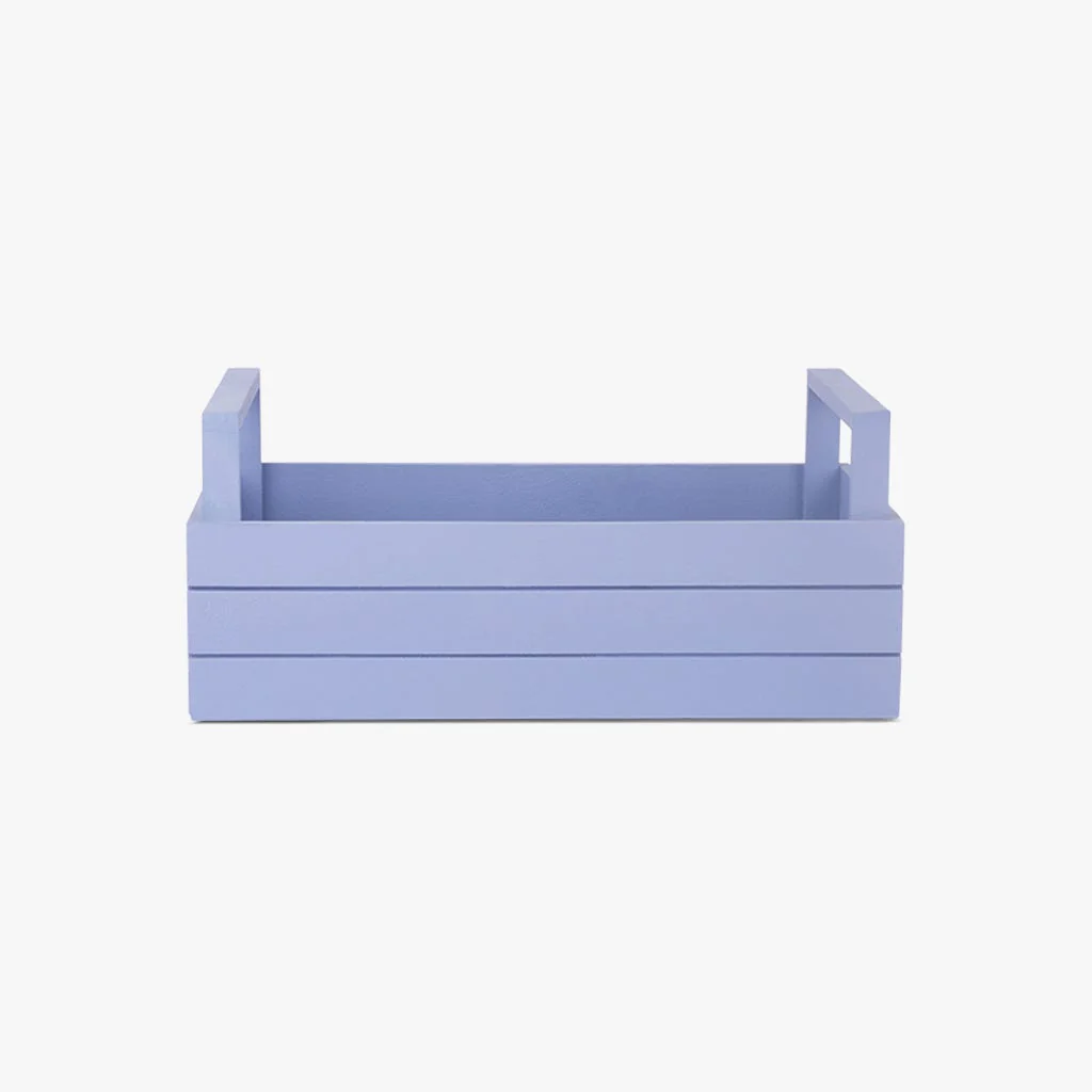 Caixa com Pegas Azul Escuro WOODY