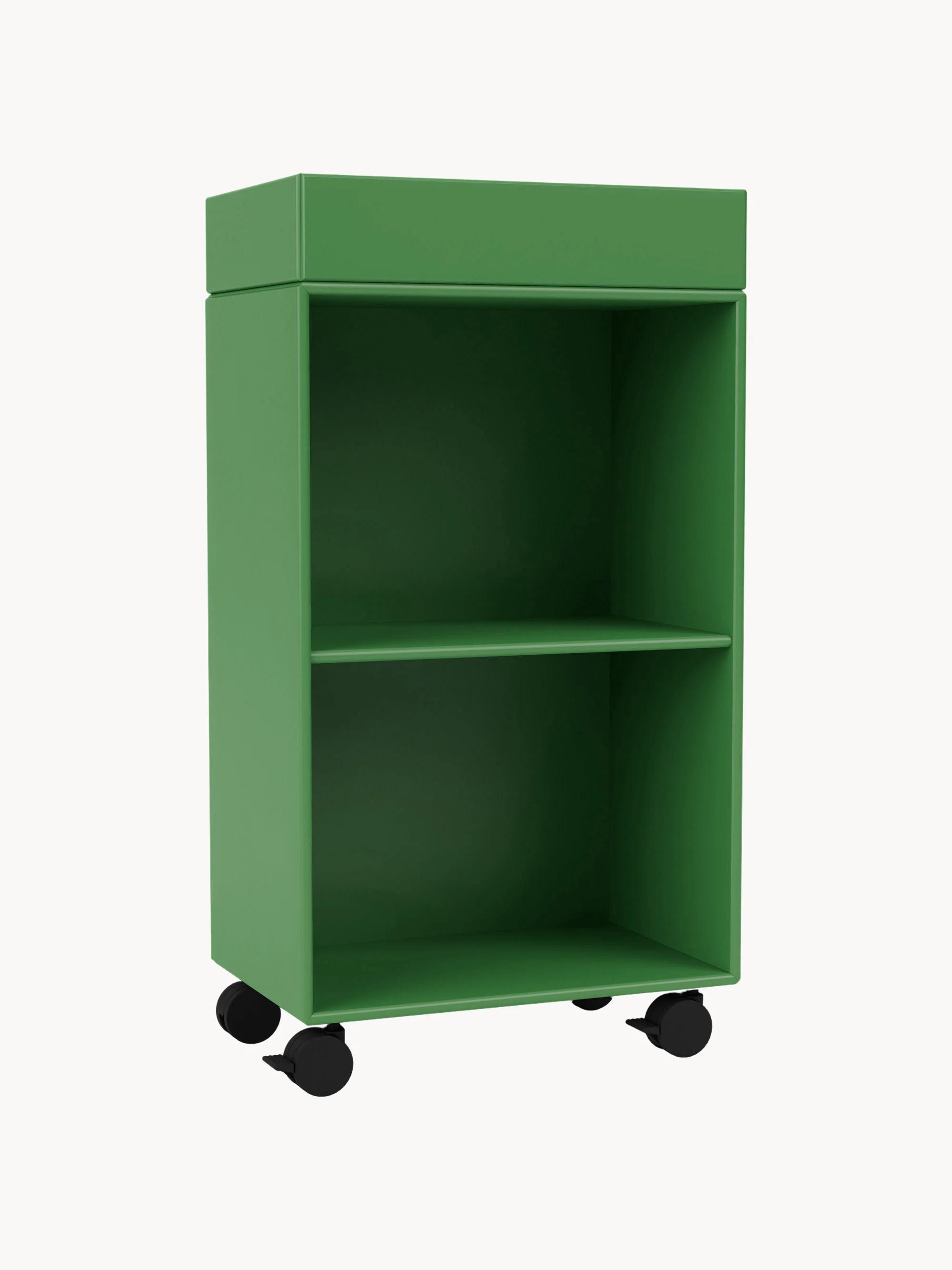 Handgefertigter Badezimmerschrank Preppy mit Rollen