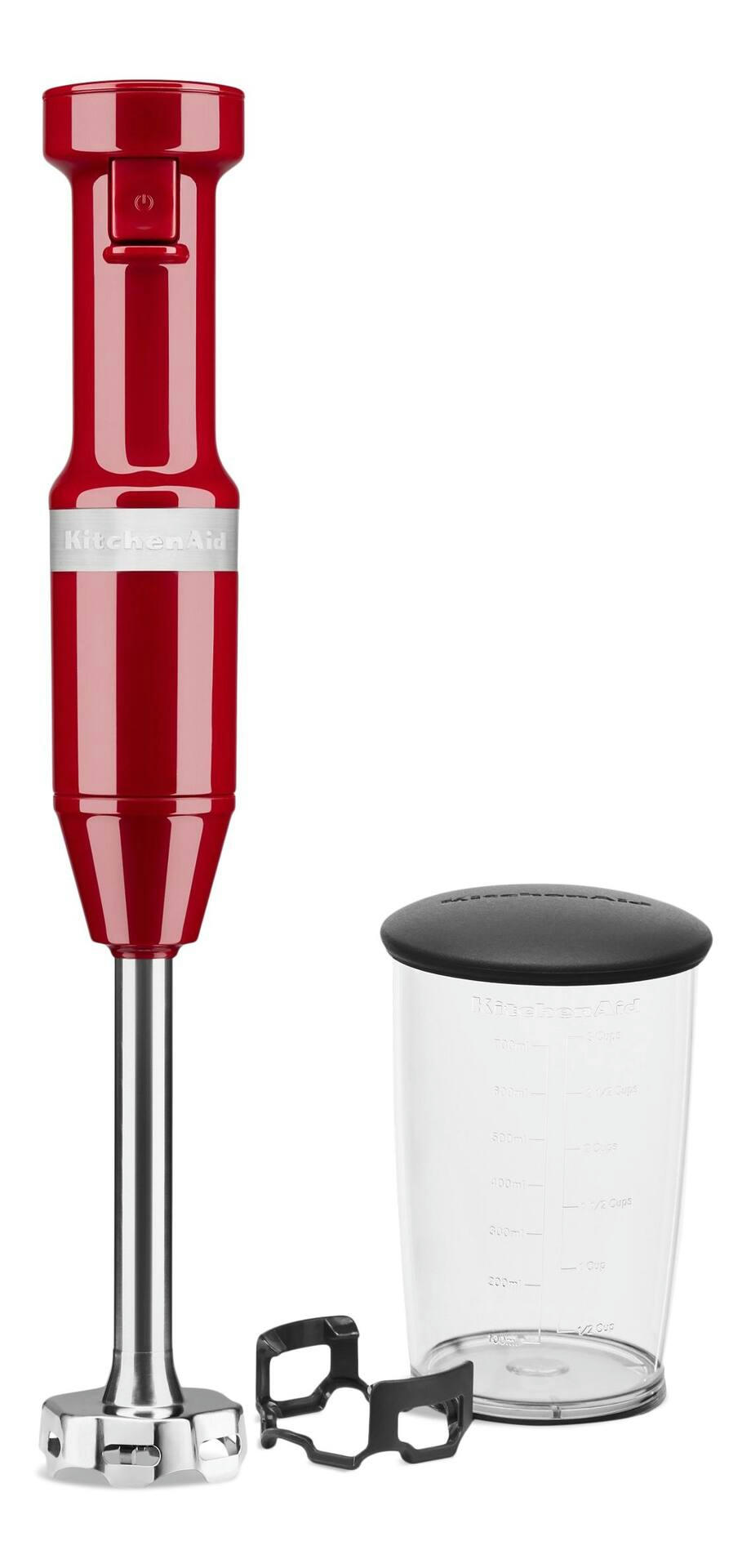 KitchenAid® Variable Speed Corded Hand Blender w/ Blending Jar, Empire Red