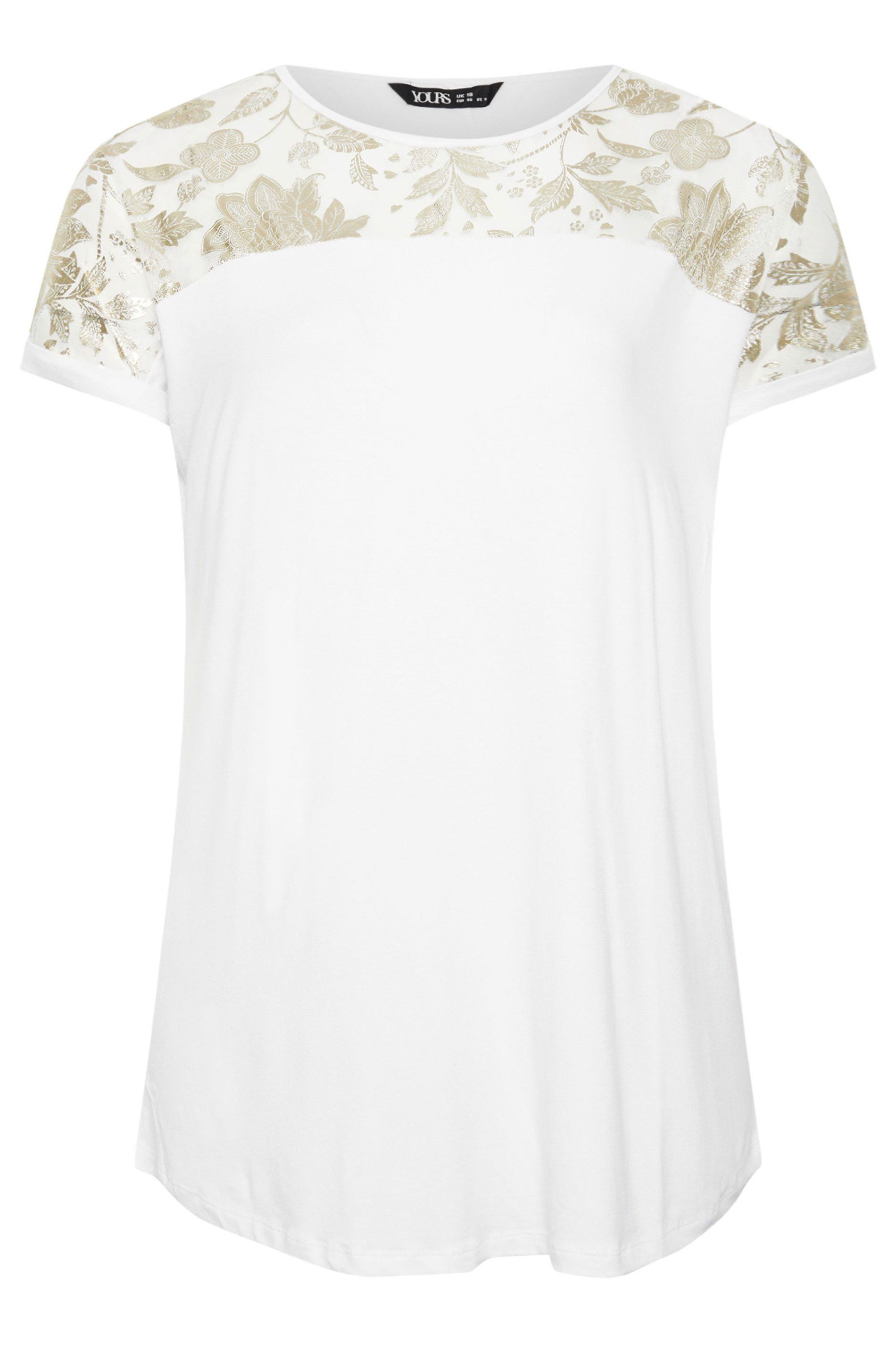 Yours Foil Printed Top