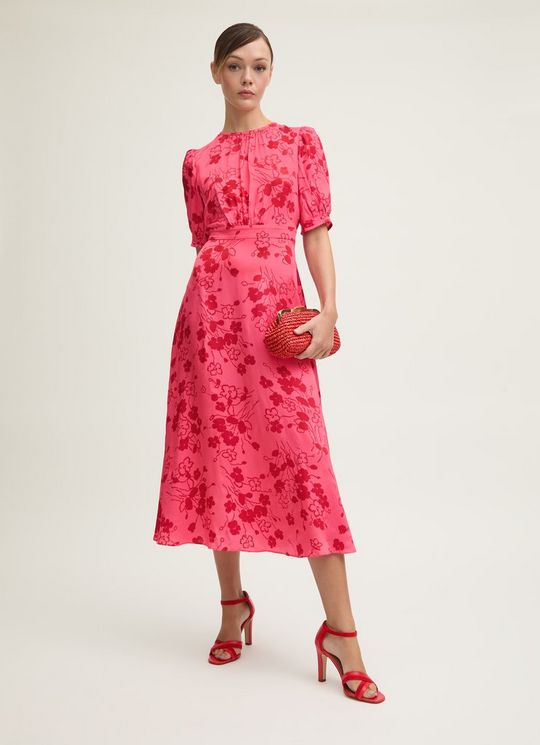Jem Desert Rose & Rio Red Wildflower Tea Dress
