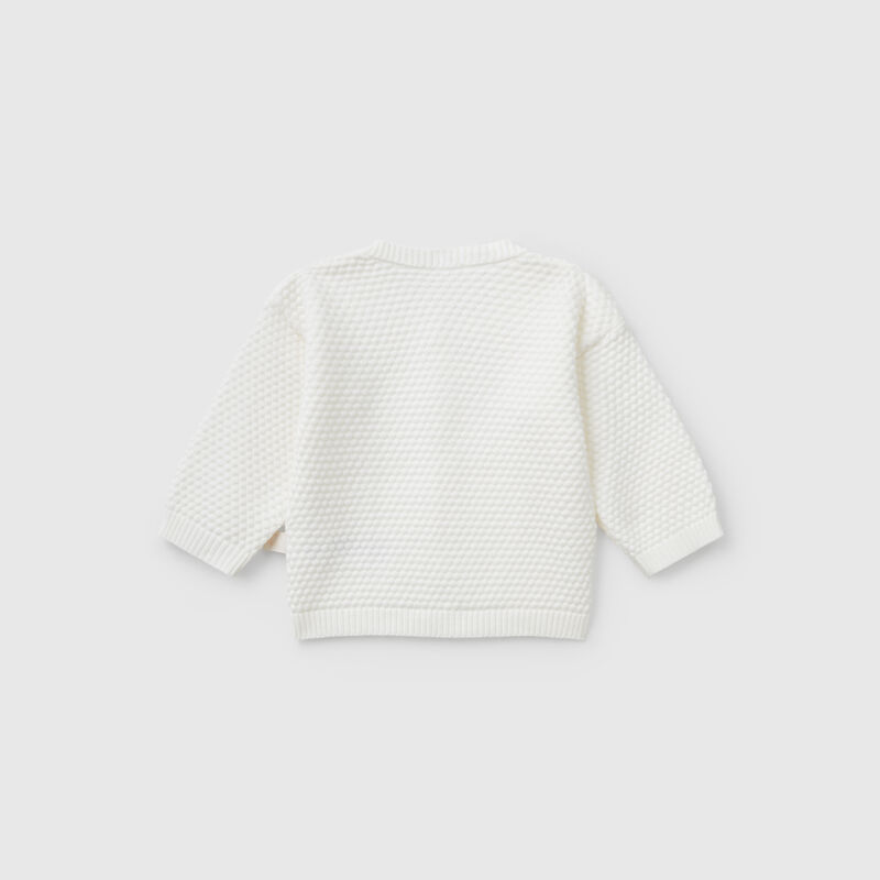 100% cotton knit cardigan