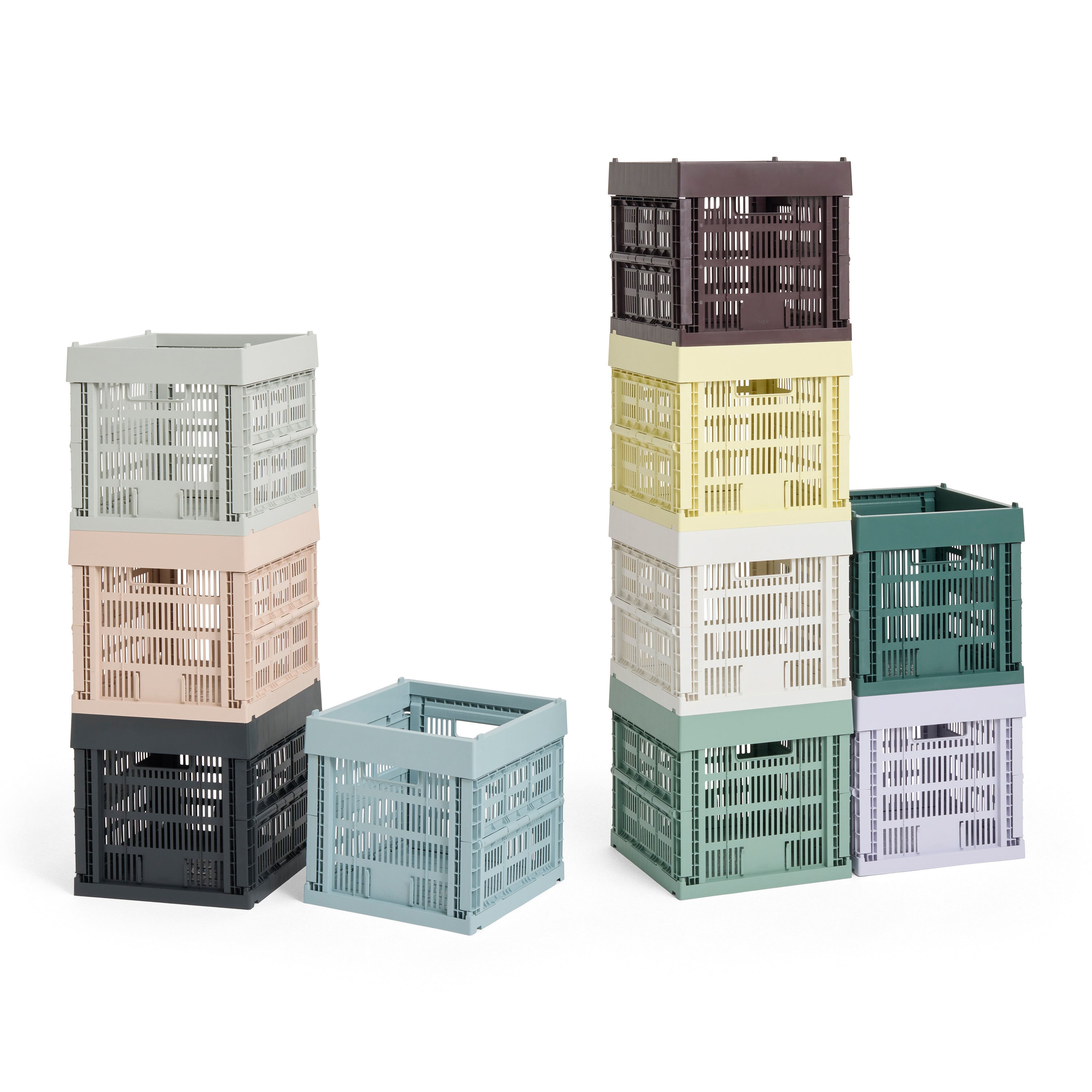 HAY Colour Crates Krat XS - Kubus - Poeder