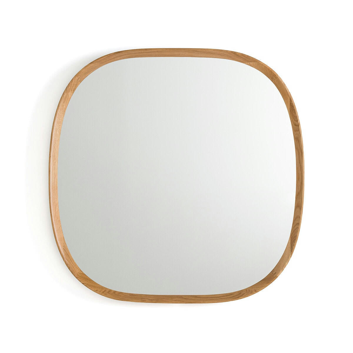 Miroir organique chêne massif, H80cm, Orion