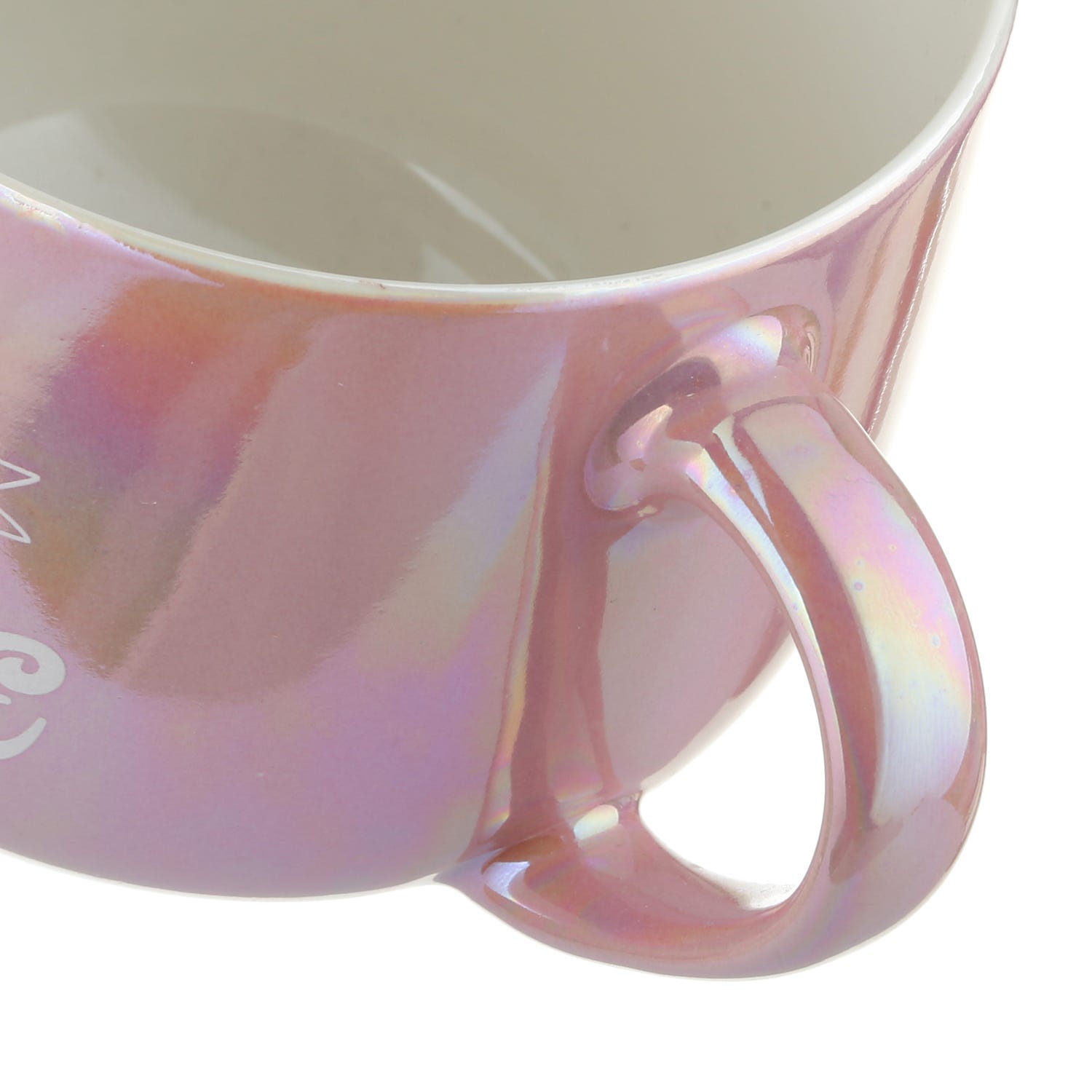 Tazza jumbo in rosa perlato Take The Chance