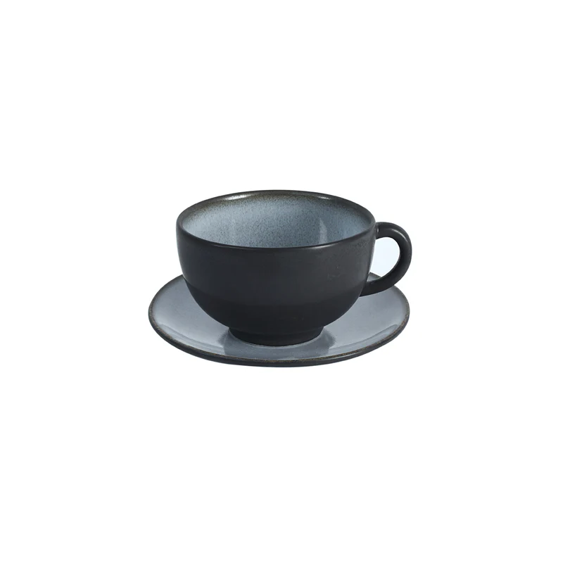 tasse & sous-tasse m écorce
