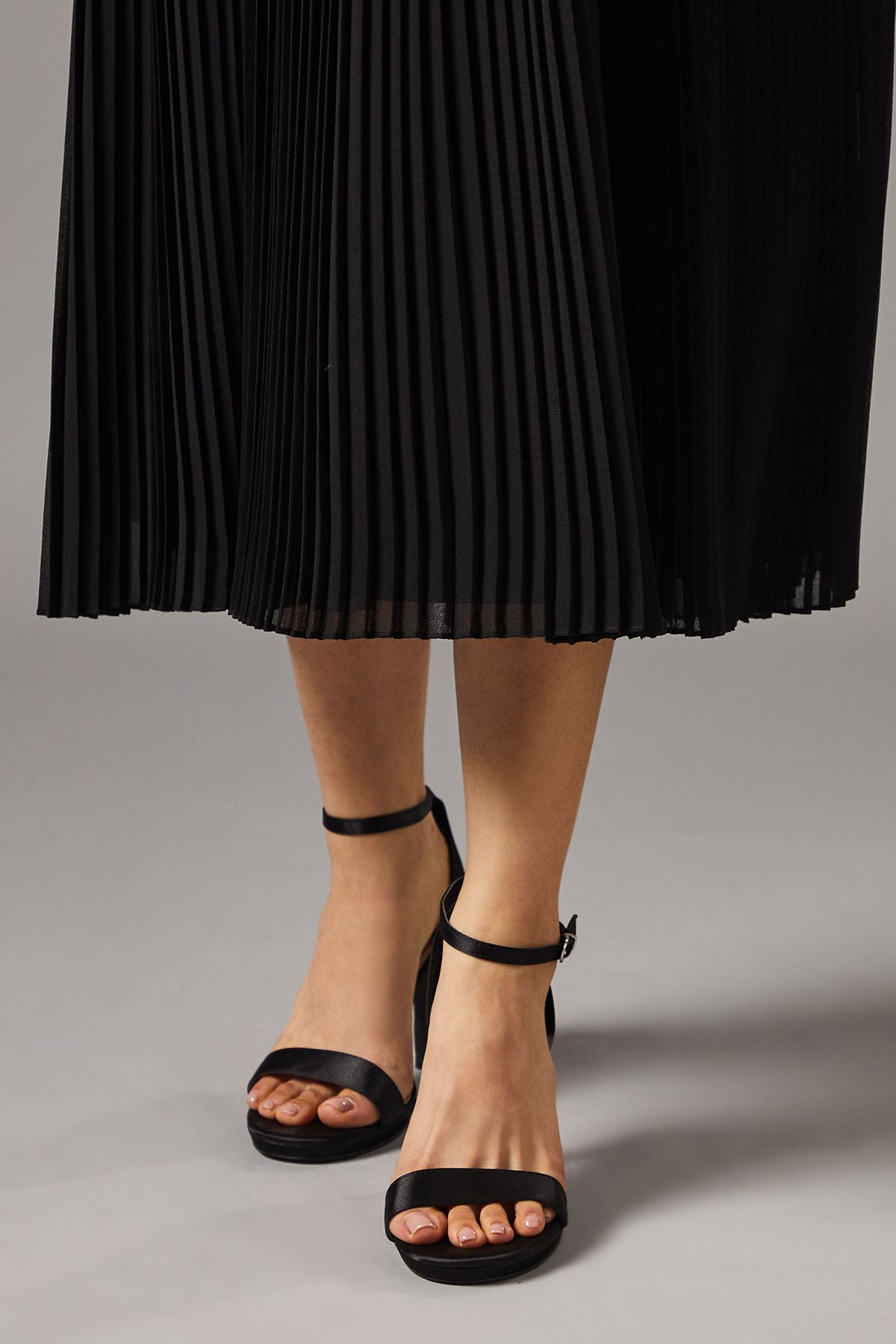 Coast Talia Satin Platform High Heel Sandals