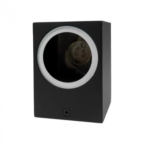 Kinkiet zewnętrzny czarny Kinkiety 1xGU10x35W IP44 Ecolight