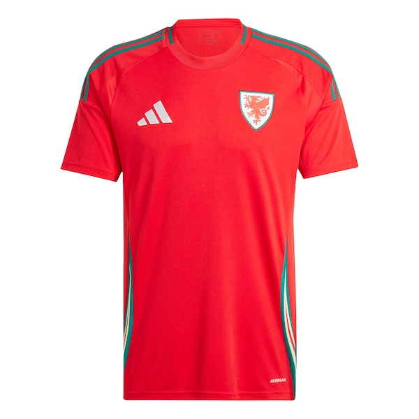 Wales National Team adidas 2024 Home Replica Jersey - Scarlet