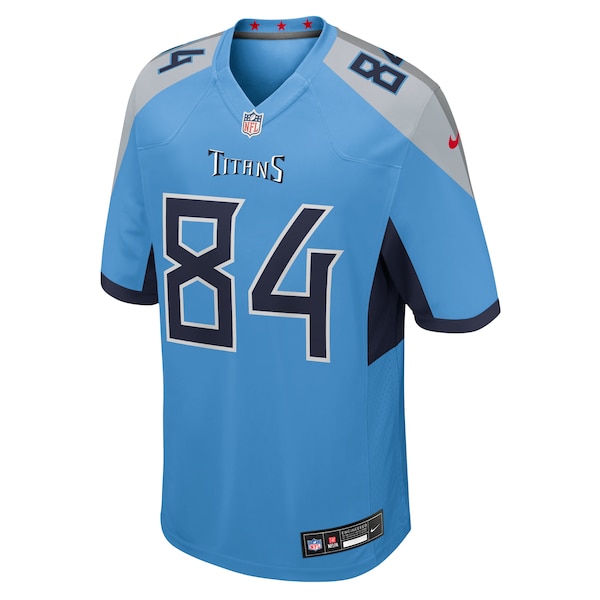 Gunnar Helm Tennessee Titans Nike Team Game Jersey -  Light Blue