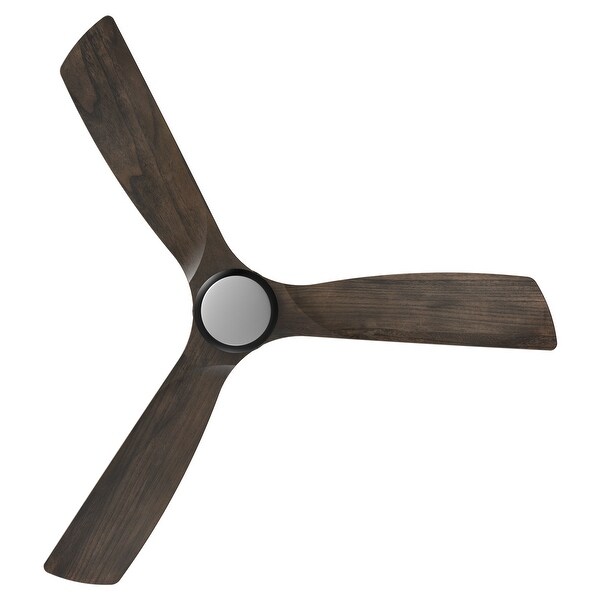 Abbott 48-inch Indoor/Outdoor Smart Ceiling Fan, Dimmable LED Light Kit & Remote, Works with Alexa/Google Home/Siri