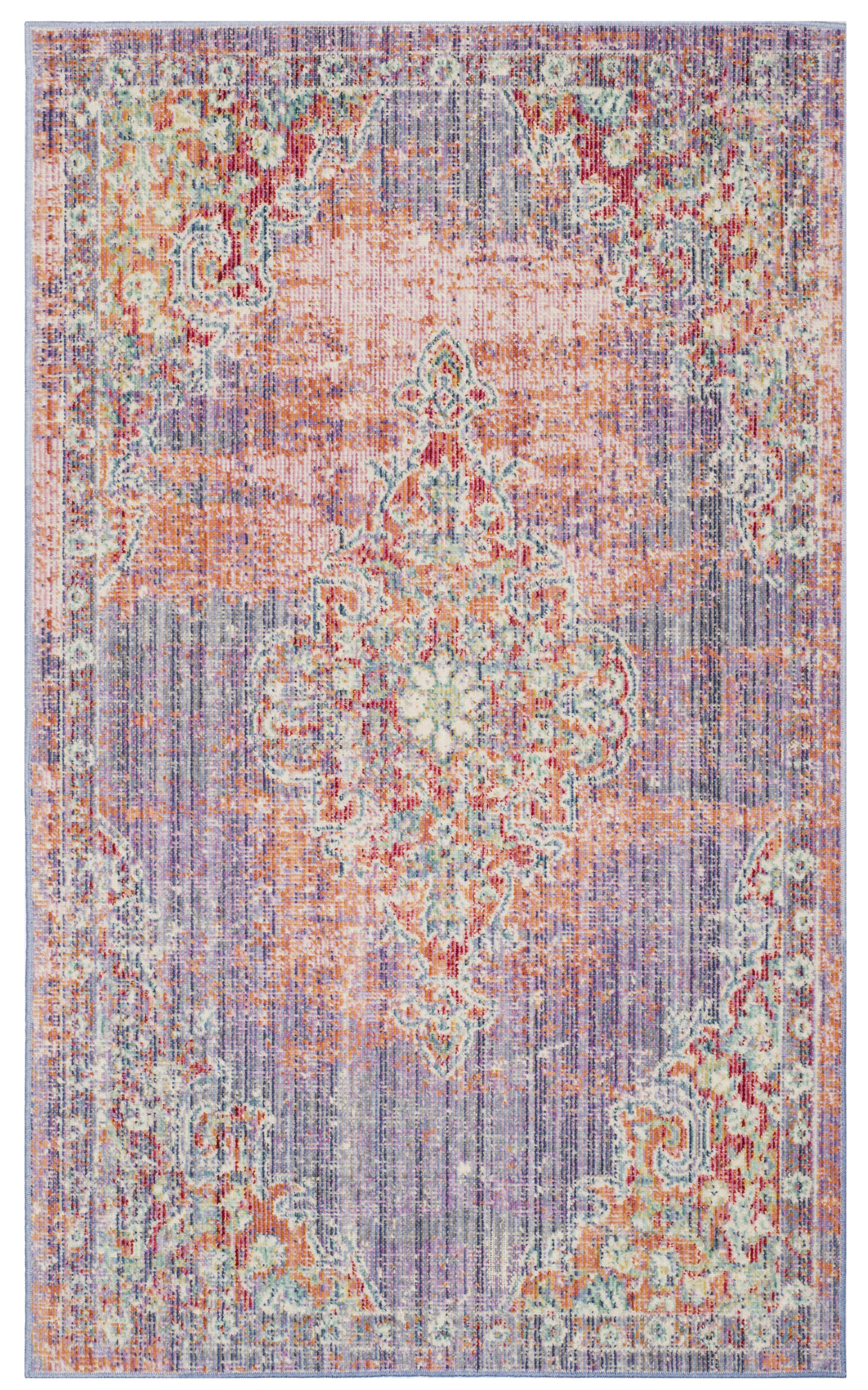 WINDSOR - Tapis de salon interieur en lavande & fuchsia, 122 x 183 cm