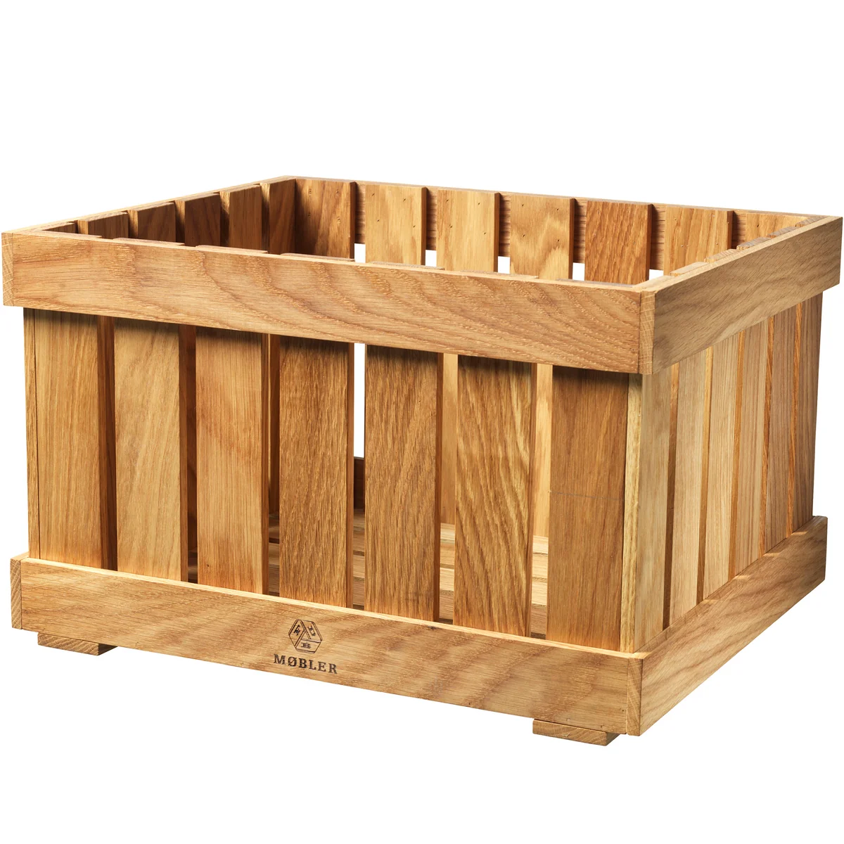FDB Møbler - X1 Apple box Obstkiste XL, Eiche natur