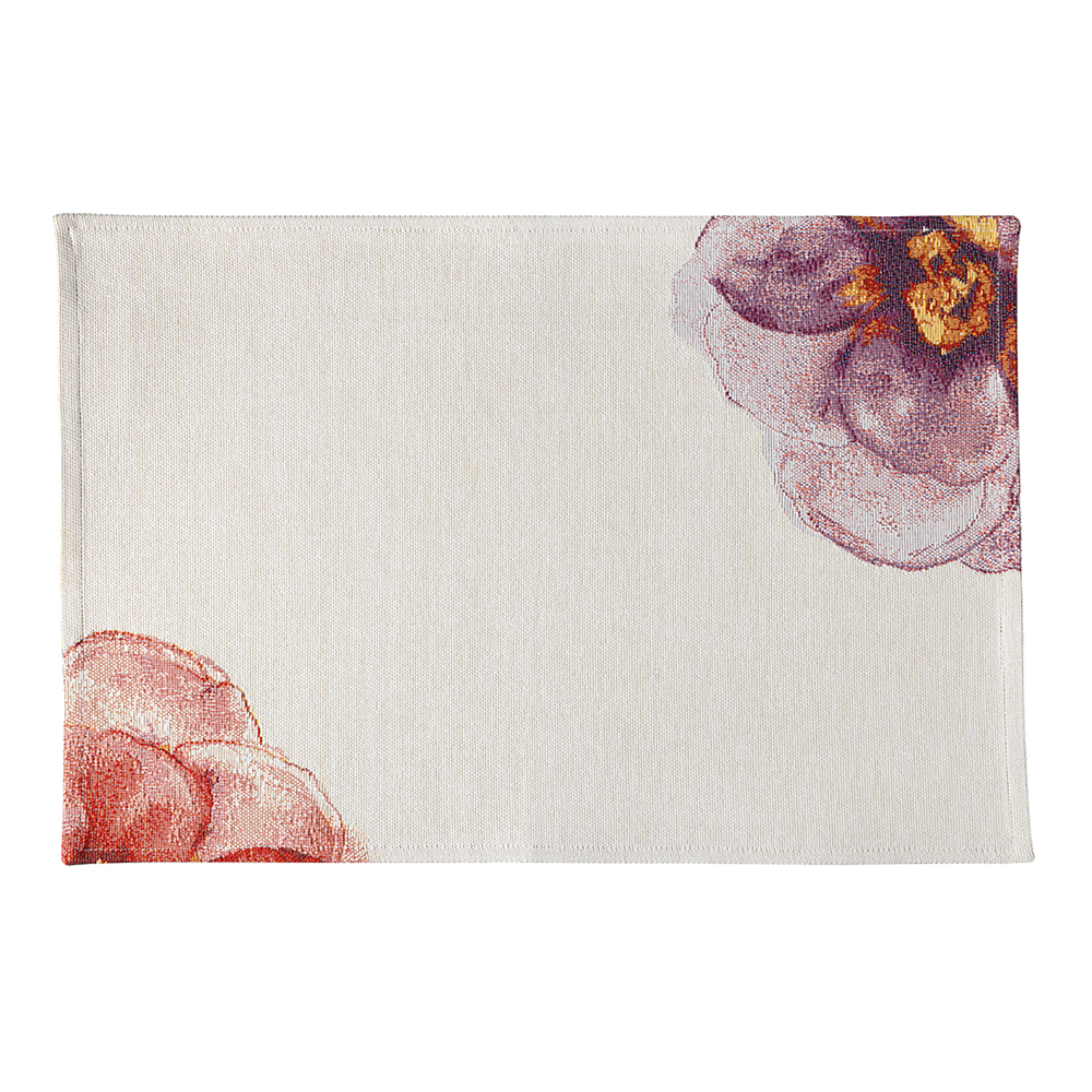 Rose Garden Placemat - Pink, 19.3'' x 12.8'' x 0.1''