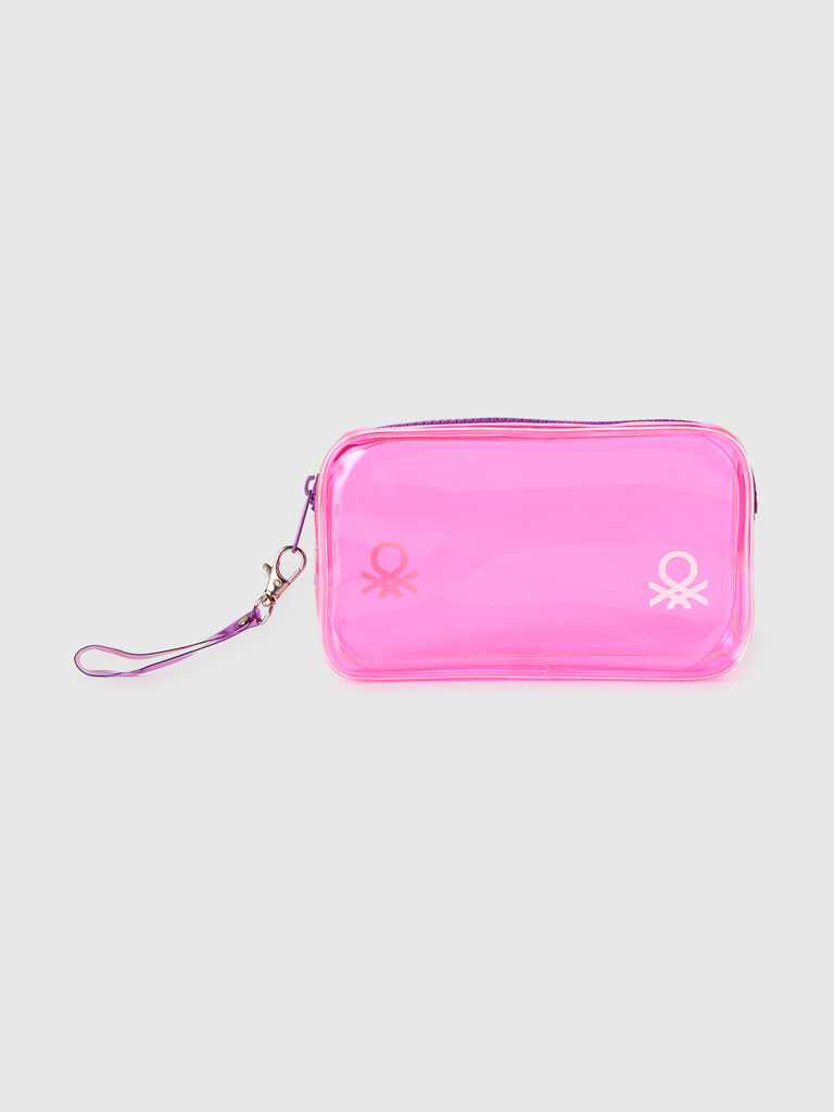 Beauty case in PVC with logo