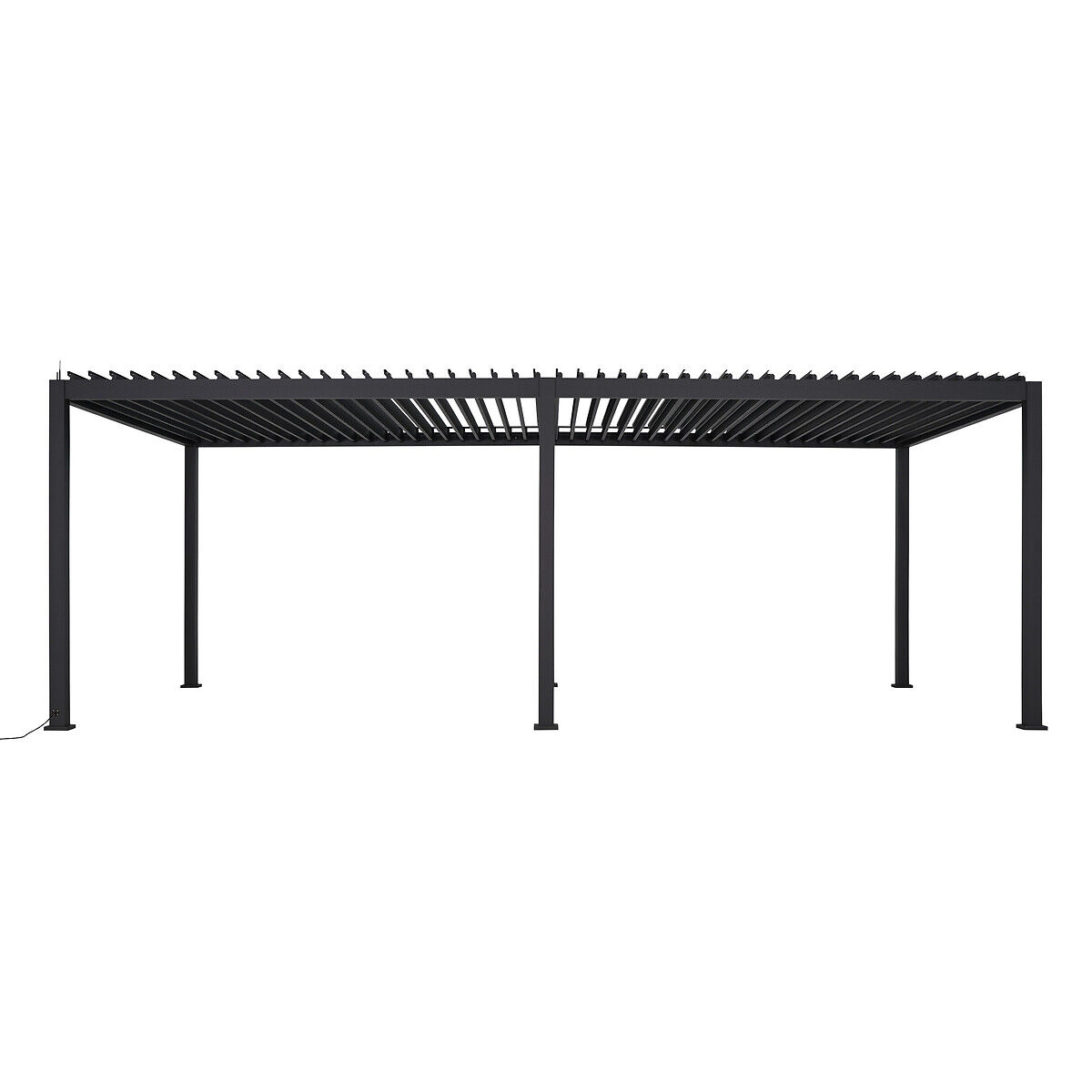 Pérgola ÉVORA cinza graphite em alumínio 3,6x6m
