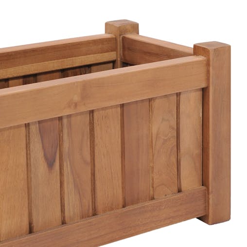 NNEVL Raised Bed 50x25x25 cm Solid Teak Wood